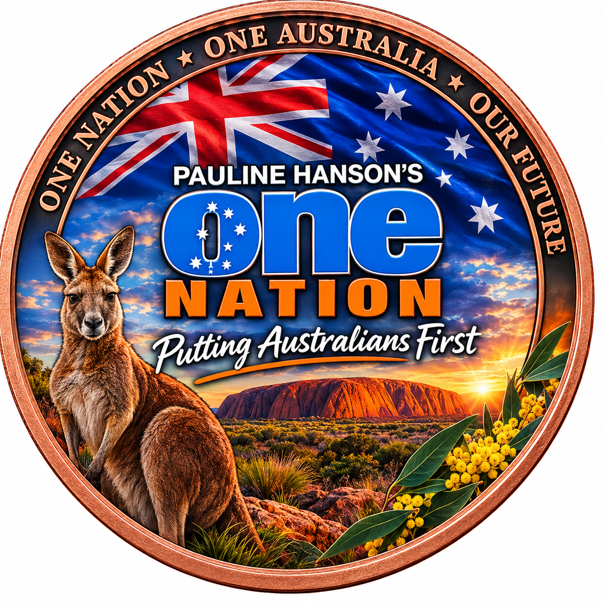 Pauline Hanson – Fire the Liar! – 1 oz .999 Fine Copper – Limited Mintage