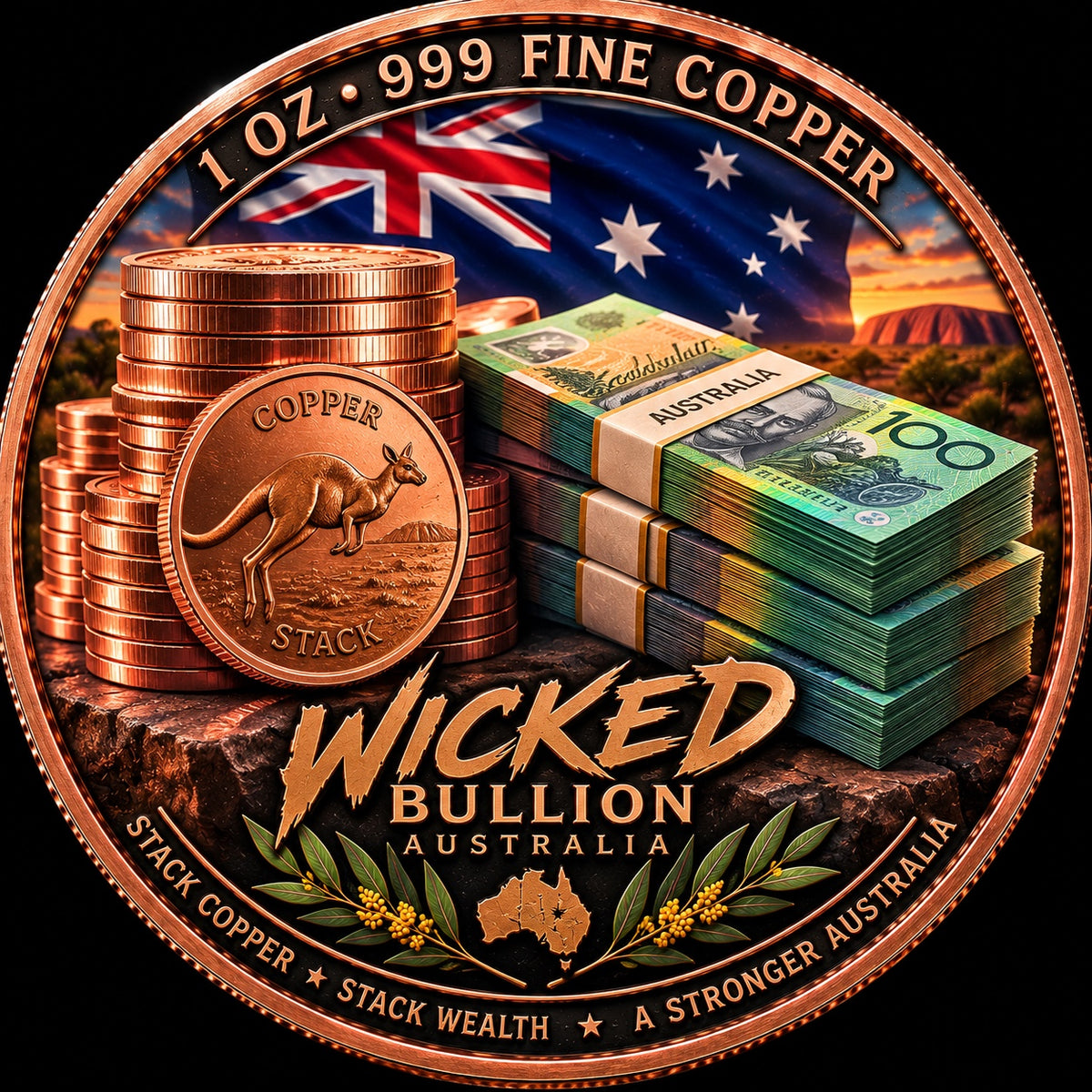 Stack Copper Stack Wealth front