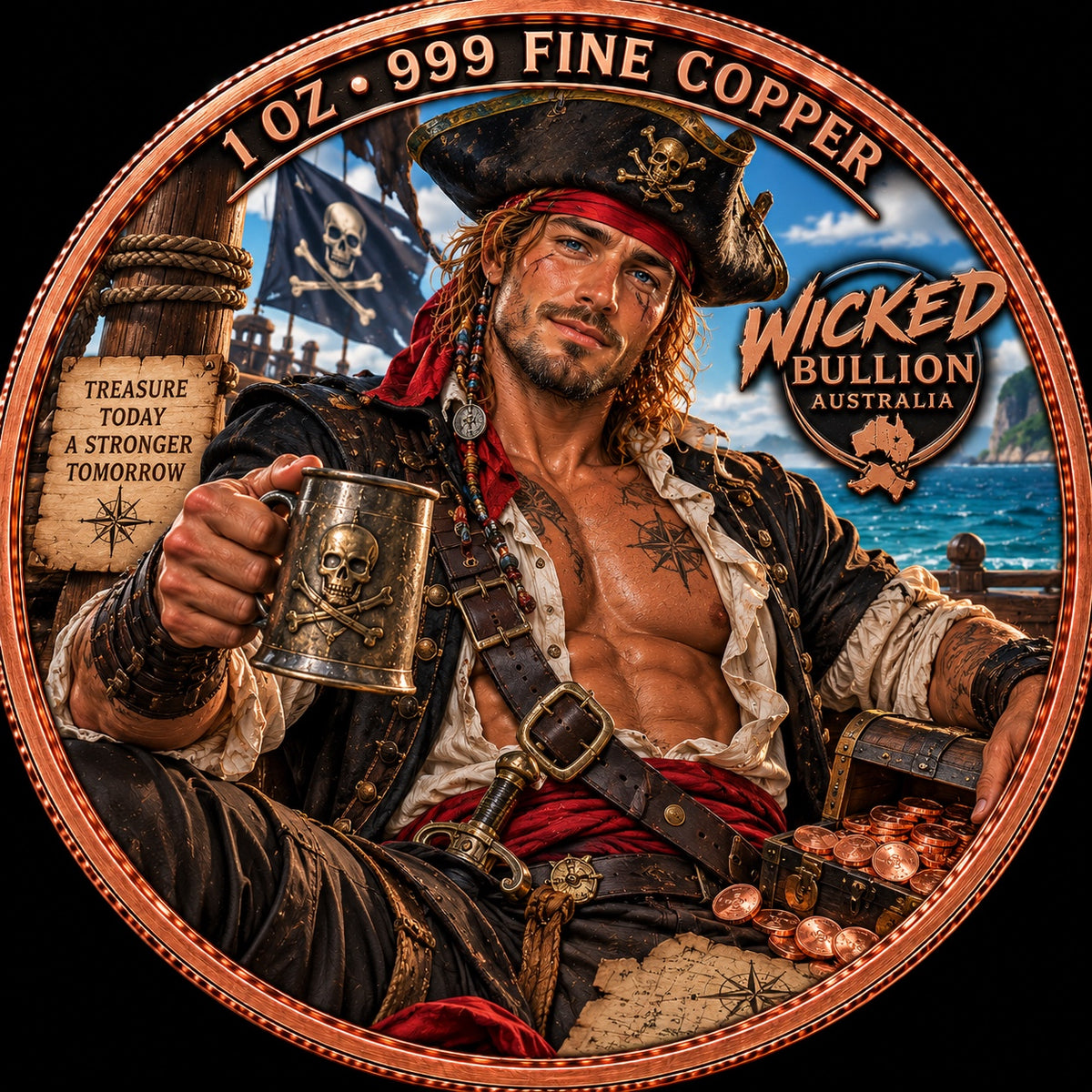 Wicked Pirate Treasure front